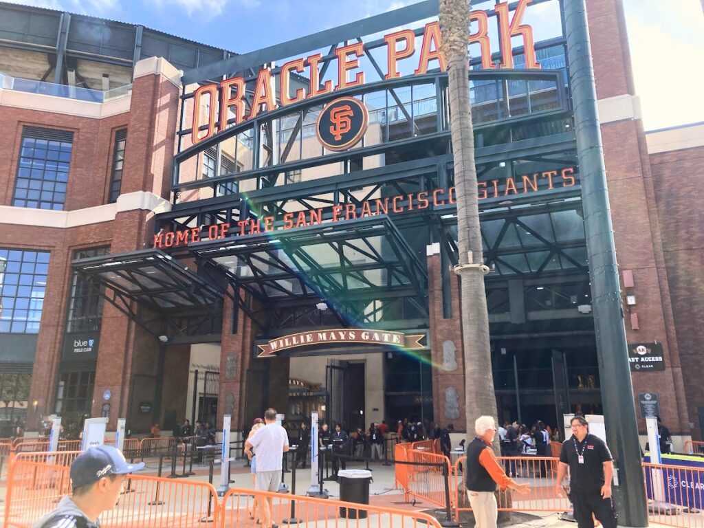 Oracle Park Willie Mays gate