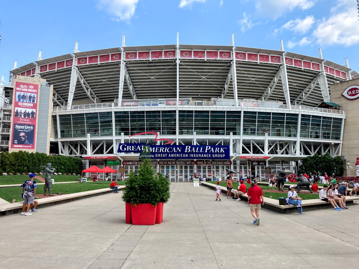 Great American Ball Park home entrance gate