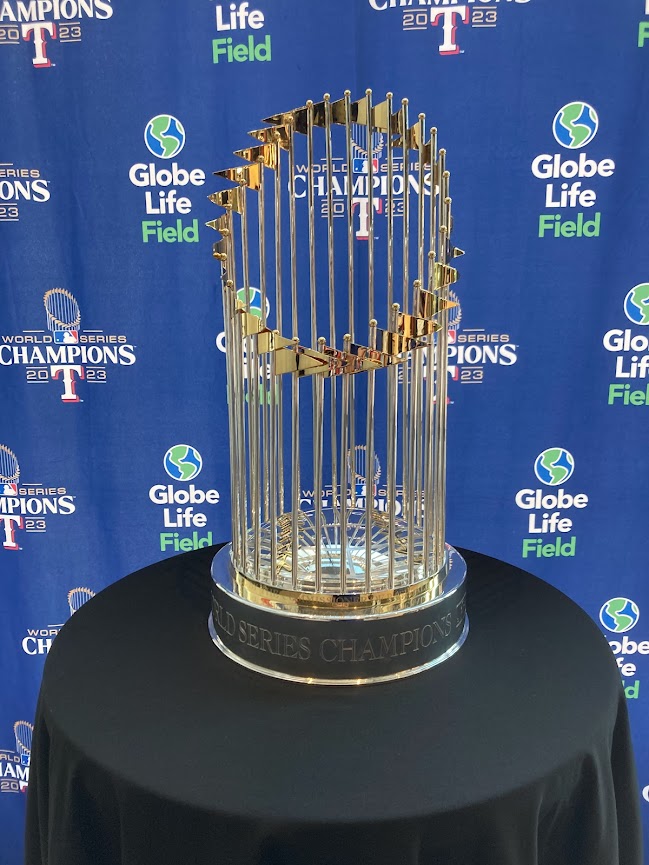 2023 World Series trophy