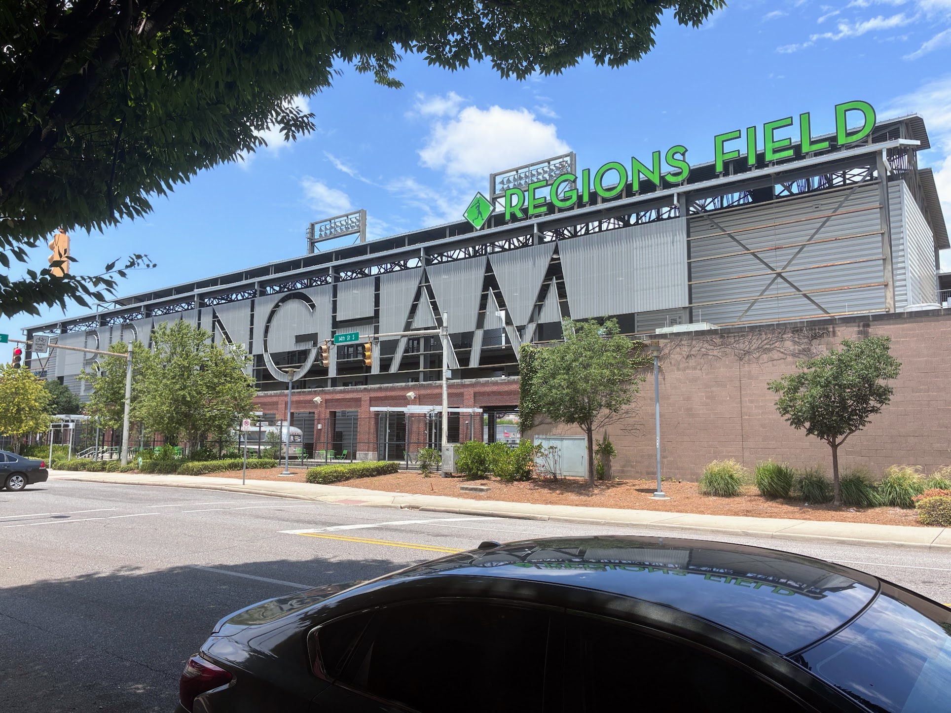 Regions Field exterior in Birmingham