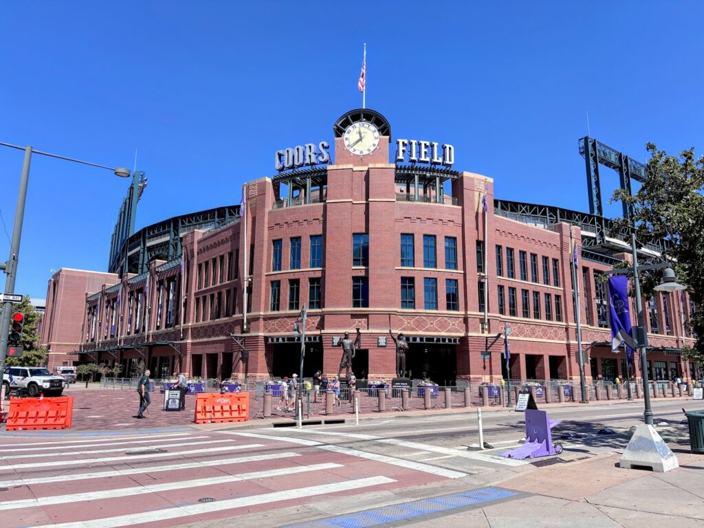 Coors Field home plate entrance