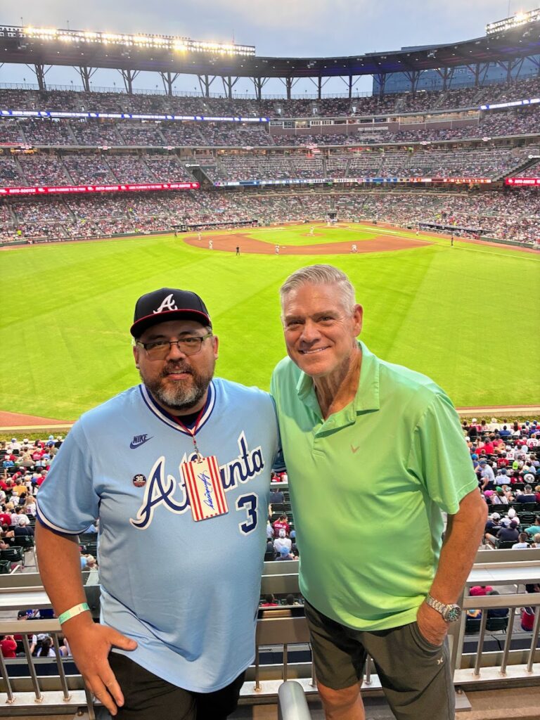 Photo with Dale Murphy at Truist Park