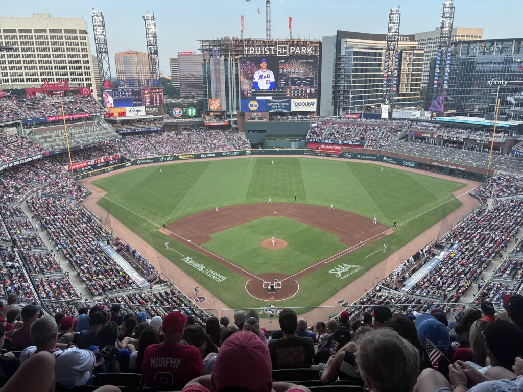 Truist Park - view from the 400 level