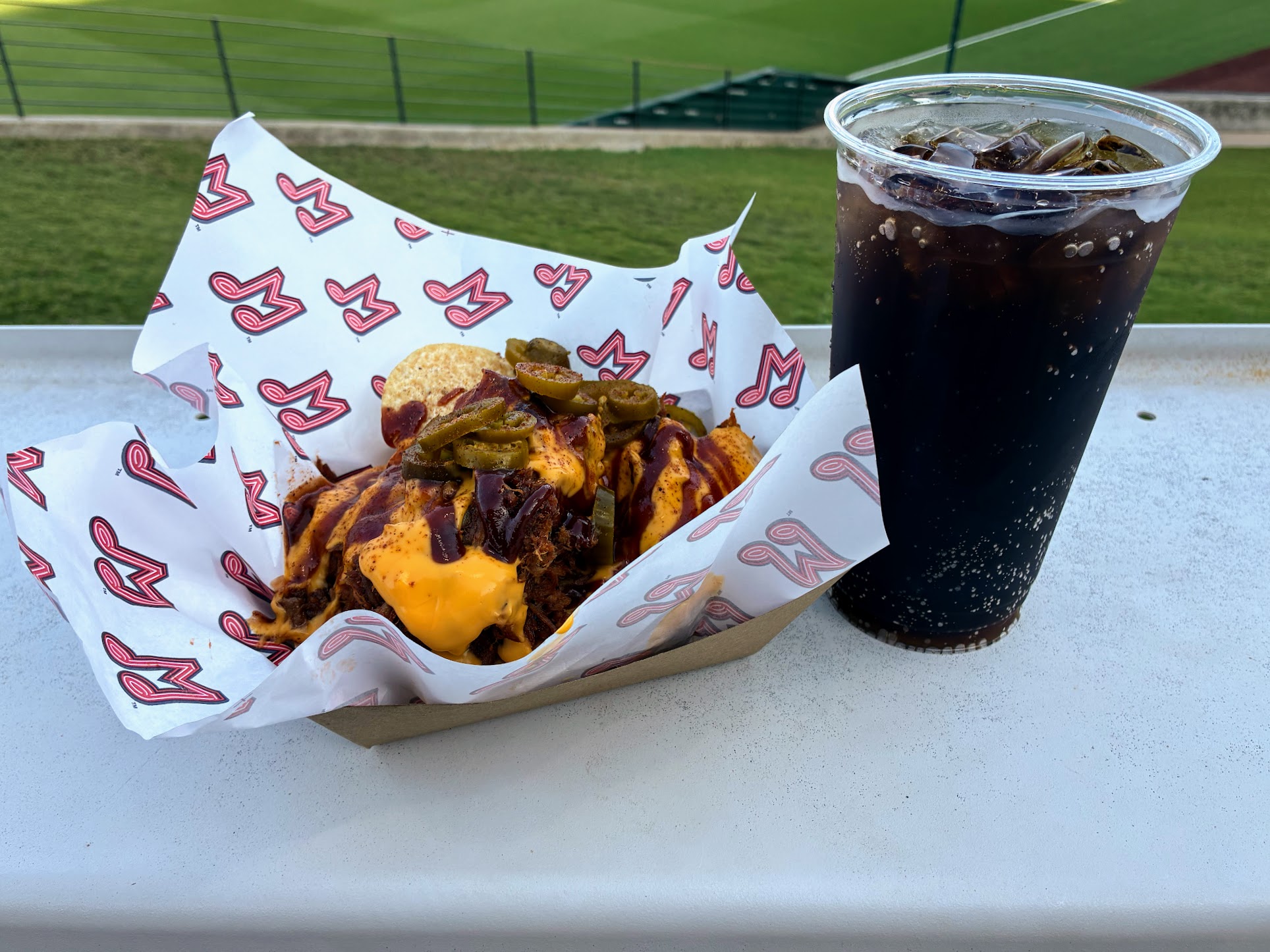 World Famous BBQ Nachos at AutoZone Park