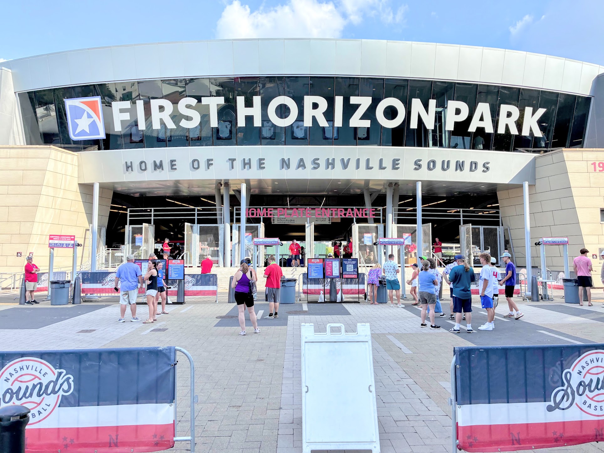 First Horizon Park home plate entrance