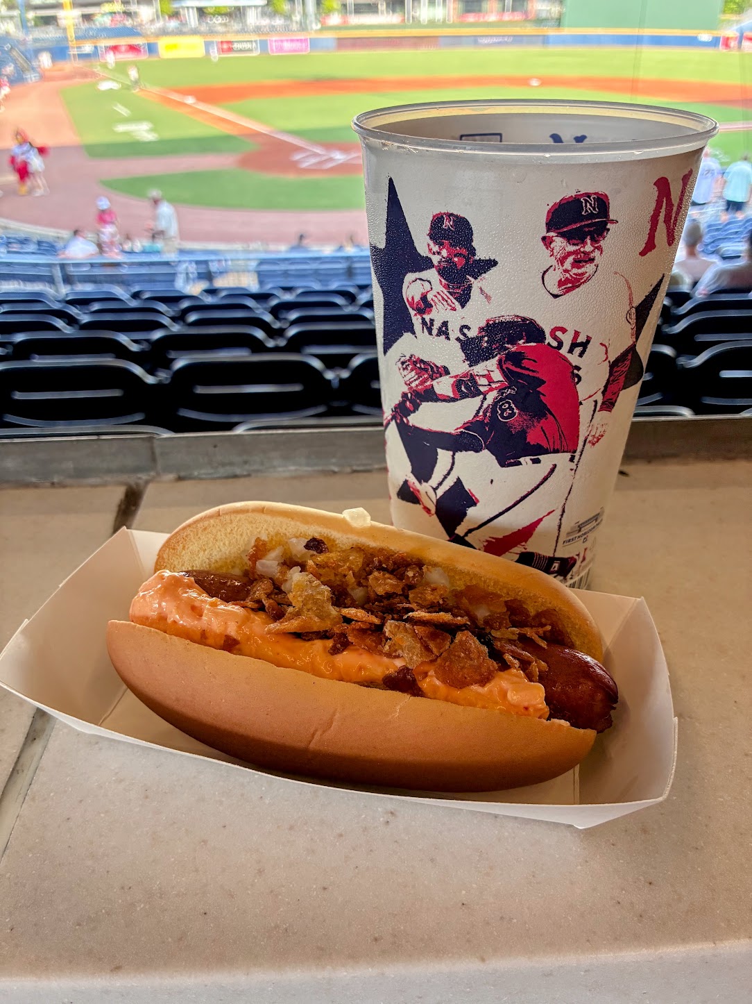 The Band Box Dog served at First Horizon Park in Nashville