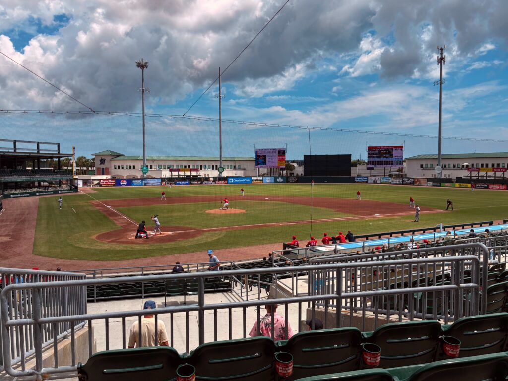 Field view of Roger Dean Chevrolet Stadium
