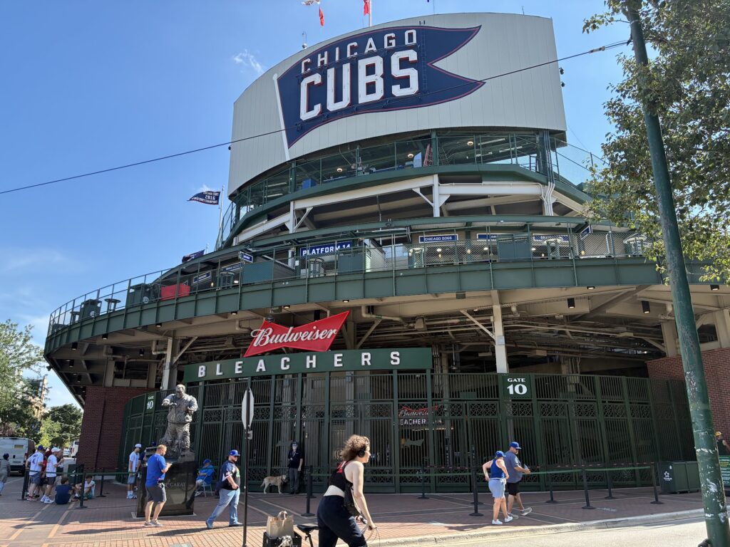 Wrigley Field Budweiser bleachers entrance