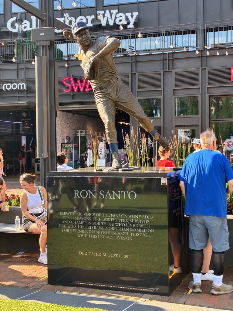 Wrigley Field Ron Santo statue